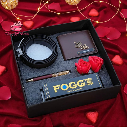 Personalized Valentine Gift Hamper for Him – Luxury Men’s Combo